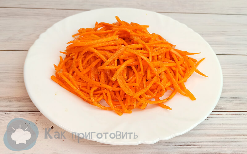 Фото Как приготовить морковь по-корейски