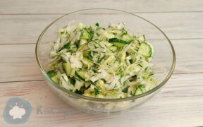 Фото Как приготовить салат из капусты